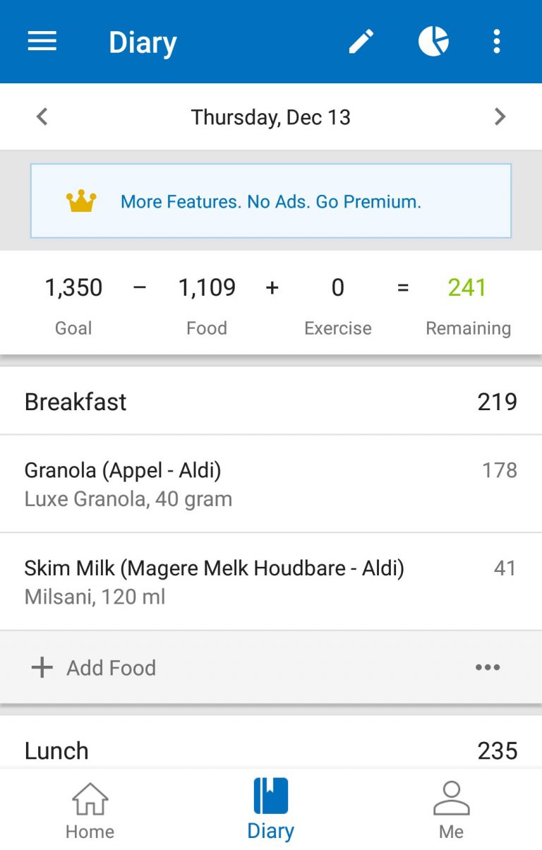 myfitnesspal yearly cost