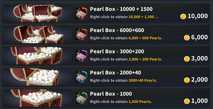 BDO Pearl Boxes